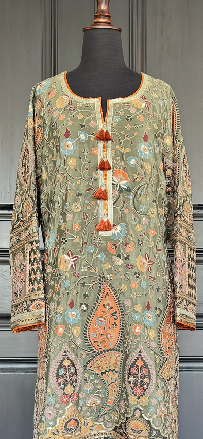 Green flora (shirt only)