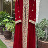 Red Velvet Gown